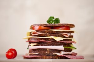 brot mit käse und wurst