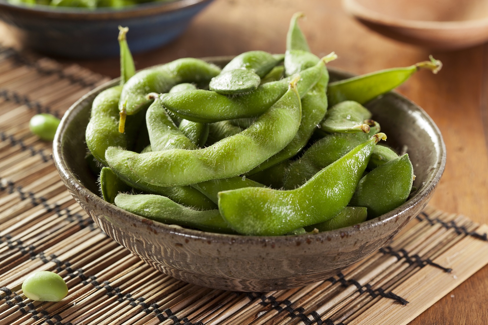 Edamame mit Meersalz