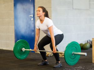 kreuzheben po training frau