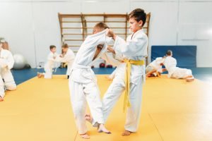 kinder lernen judo
