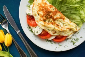 tomate mozzarella omelette nach rezept