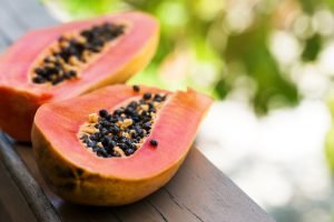 papaya bereit zum essen