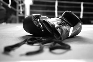 boxing handschuhe in Schwarz 